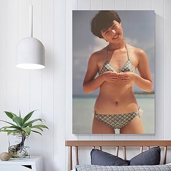 Amazon.co.jp: 井森美幸 女優 若い頃 レトロ 水着1 ポスター